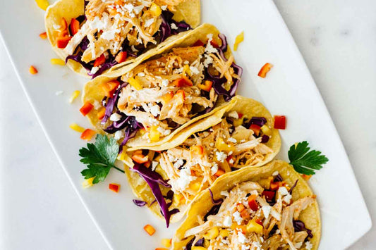 Low-calorie chicken taco recipe that's still packed with flavor: