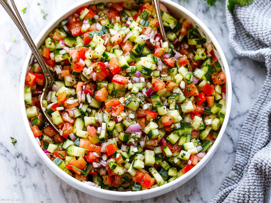 Delicious Mediterranean salad